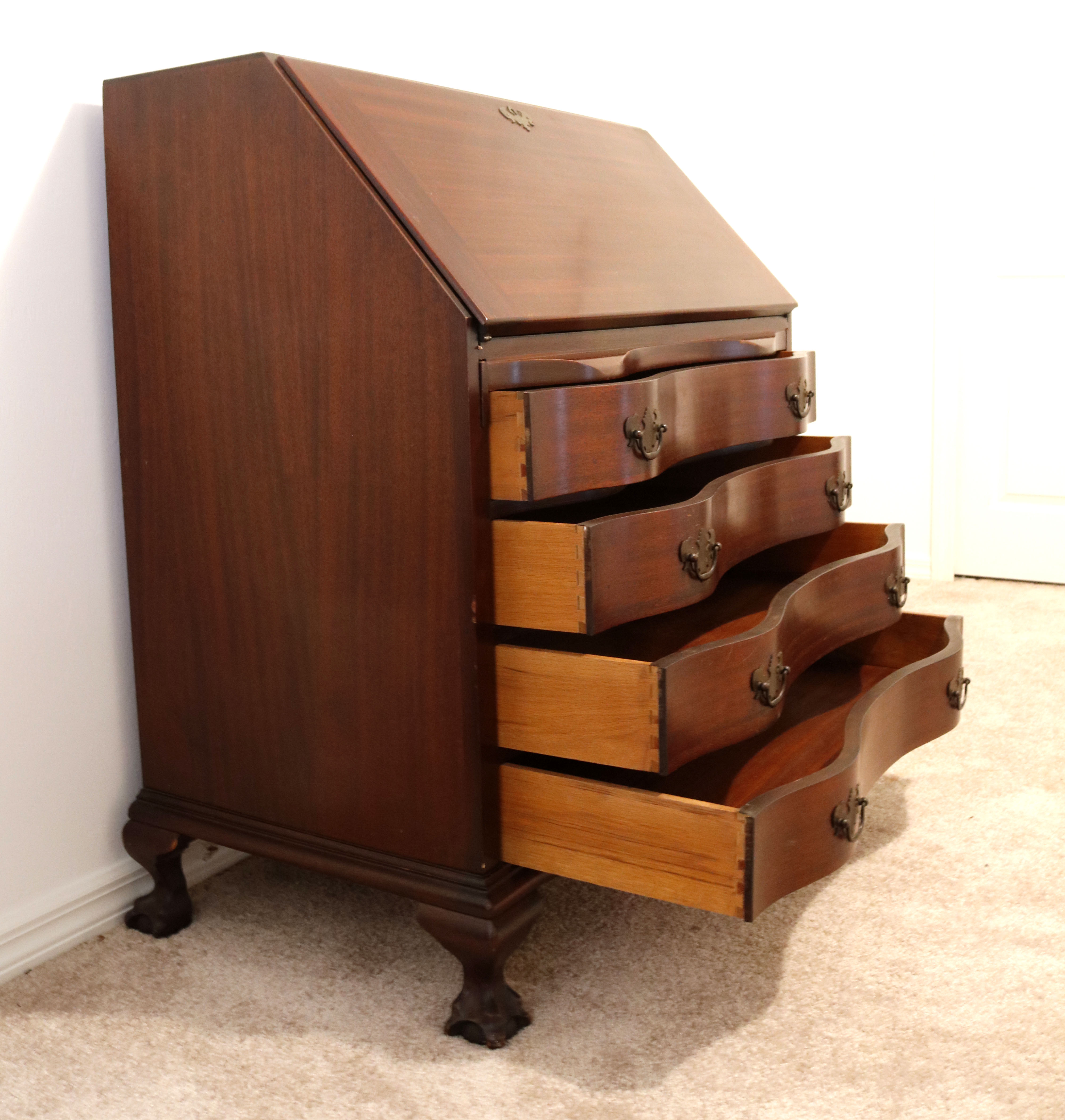 Maddox Tables DropFront Secretary Desk With "Prospect Door" EBTH